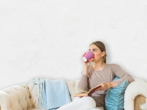 کاغذ دیواری ساده سفید کد 902w-2
