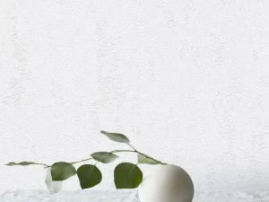 کاغذ دیواری ساده طرح پتینه سفید کد 904w