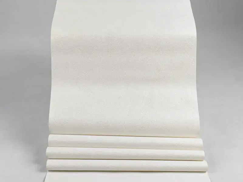 کاغذ دیواری ساده کرم کد 905c-1