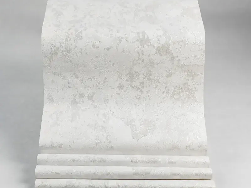 کاغذ دیواری ساده طرح پتینه کرم کد 907c-1