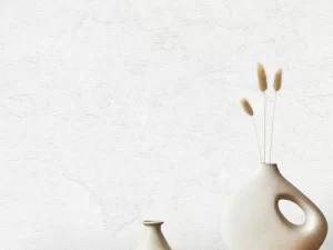 کاغذ دیواری ساده طرح پتینه سفید کد 907w