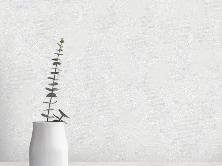 کاغذ دیواری ساده طرح پتینه سفید کد 911w