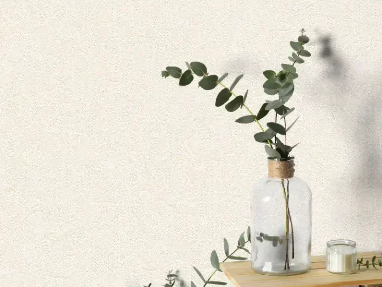 کاغذ دیواری ساده طرح پتینه کرم کد 912c