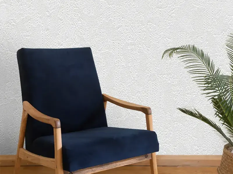 کاغذ دیواری ساده سفید کد 912w-4