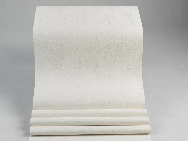کاغذ دیواری ساده کرم کد 913c-1