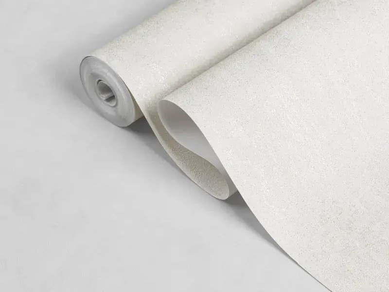 کاغذ دیواری ساده کرم کد 913c-5