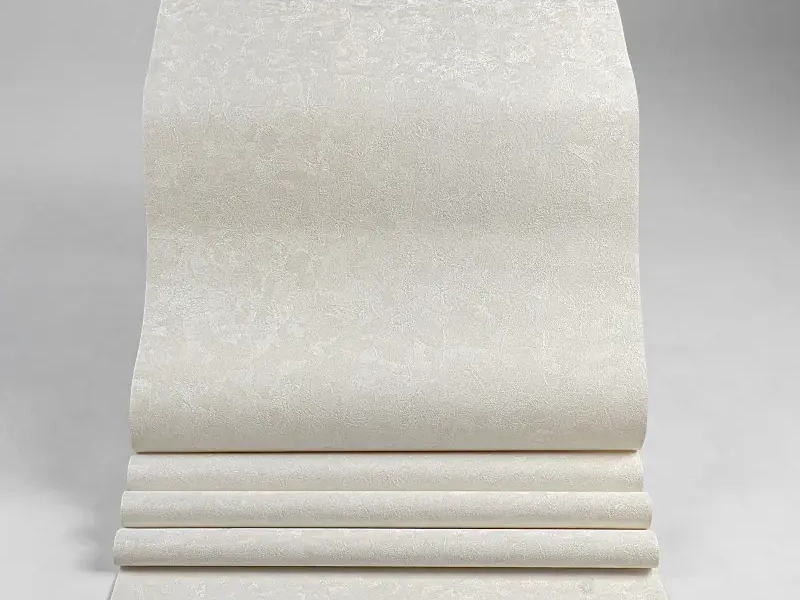 کاغذ دیواری ساده کرم کد 915c-1