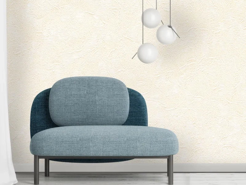 کاغذ دیواری ساده کرم کد 916g-3