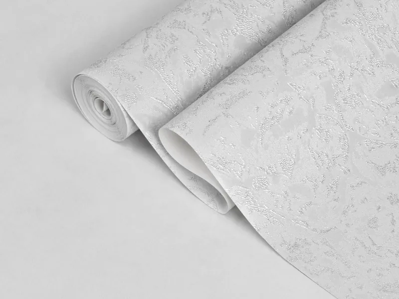 کاغذ دیواری ساده طوسی کد 917g-5