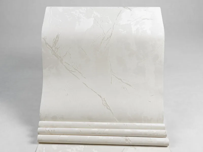 کاغذ دیواری ساده طرح سنگ کرم کد 918c-1