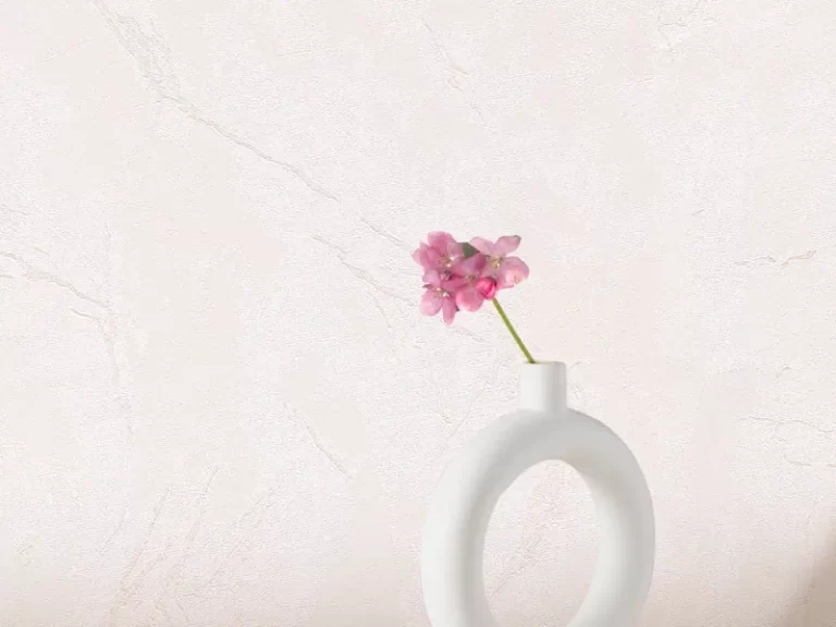 کاغذ دیواری ساده طرح سنگ کرم کد 918c