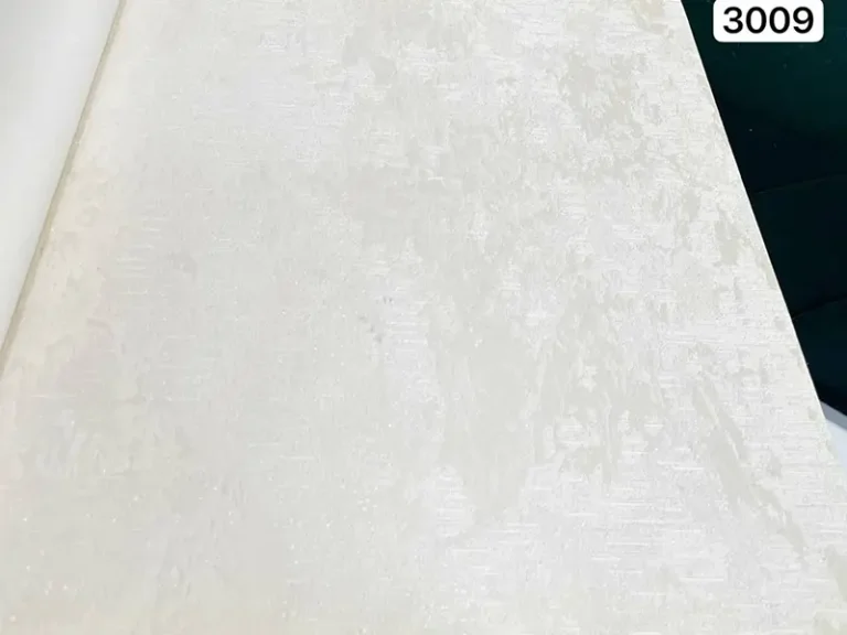 کاغذ دیواری ساده پتینه سفید کد p3009