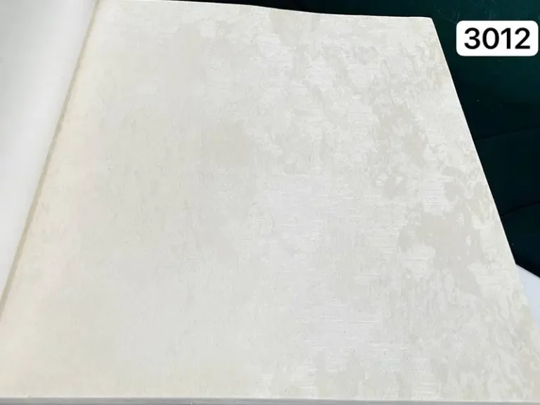 کاغذ دیواری ساده طرح پتینه کرم کد p3012